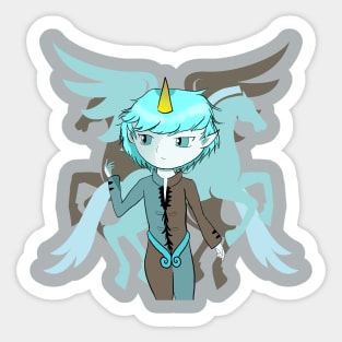 Pegasus Hooman Sticker